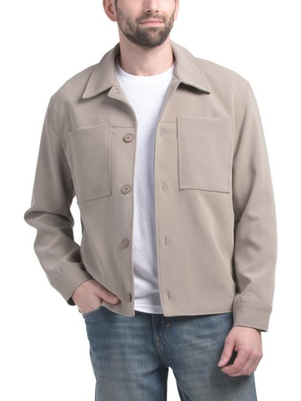 INDUSTRY Boxy Fit Overshirt